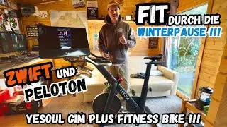 FIT durch die Winterpause ! ZWIFT und PELOTON zum Spottpreis mit dem Yesoul G1M Plus Bike !