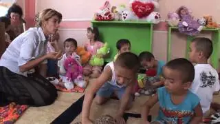 In Uzbekistan, a child-friendly preschools engage children