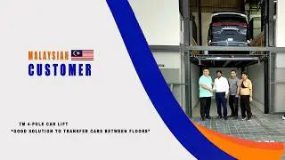 LGlift 4 post Car Lift installed in Malaysia