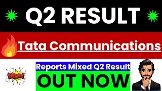 Tata Communications Share Q2 Result 2025 || Tata CommunicationsShare Results Today ||