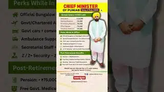 Would YOU Take This Job? Punjab CM&rsquo;s Shocking Salary & Perks Revealed! ₹27 Lakh? #salary #india #cm