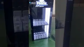 RECHI Custom Counter Illuminated Acrylic E-Cigarette Retail Display Cabinet With Pusher For Vape