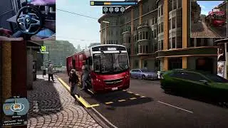 Bus Simulator 21 Next Stop &ndash; Sigma Blue Bird l Thrustmaster T248 Gameplay