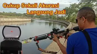 100% AKURAT, Cara Cepat Setting Red Dot Paser Ikan | Fish Hunting