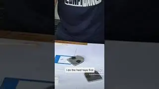 Clogging Taps on different shoes