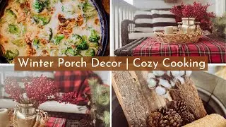 Winter Porch Decor | Cozy Cooking | Inspired Homemaking