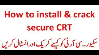 How to Install Secure CRT Installation #Howtocracksecurecrt #howto #securecrt #CRT #crt #ccna #ccnp