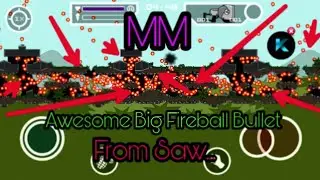 How To Get A Big Damagebal Fireball Bullet ||Mini Militia 4.0.42