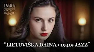 1940s Lithuanian Jazz Song of Gratitude 🎶 Vintage Echoes Radio | Už Tavęs Dainą (For You, the Song)