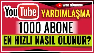 1000 abone nasıl olunur - 1000 abone nasıl ge&ccedil;ilir - ( En hızlı Youtube Abone Arttırma) 2021
