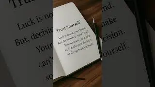 ''Trust Yourself''|| #motivation #quotes #shorts #life #subscribe