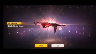 I GOT BLAZING HEART - MP40 SKIN FROM INCUBATOR.FREE FIRE.#shorts.