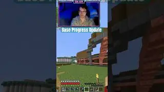 Прогресс по созданию прочной базы #minecraft