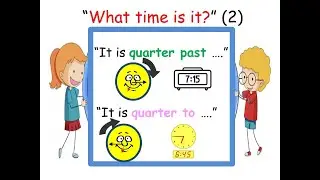 Time 2: What time is it? ... quarter past, quarter to... 小一 小二英文及數學必學課題