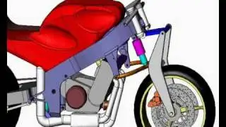 animation suspension moto 