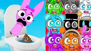 GIANT TOILET vs SPRUNKI!