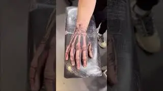 ☠️ Skeleton Hand Tattoo Done By Amber_artoholic #tattuba #tattooartist #tattoo #inked #handtattoo
