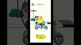 Draw Love Story 🌧️😜 Level 64 #shorts