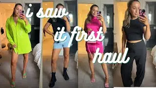 I SAW IT FIRST TRY ON HAUL!! | cargos, wedding inspo & casual outfits