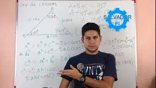 Ley de Cosenos, Encontrar Ángulos y Lado Restante
