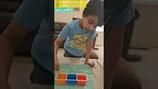 Crystal Growing -  science project DAY 1:PART 3 #crystal #school #science #toys #india  #usa
