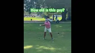 Just an old guy trying to get it down the fairway!&rsquo;