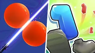 Laser Bubbles vs Crazy Number Run 3D - Max Level Gameplay (Part 1)
