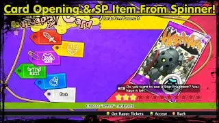 Happy Wars, Small Happy Card Opening & SP Armor From Spinner!