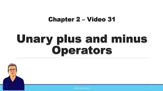 Unary Plus and Unary Minus operators | C++ FOR BEGINNERS | Anshuman | With LIVE Programs