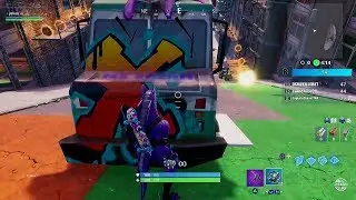 Fortnite - Downtown Drop Challenges - Spray An Ice Cream Truck