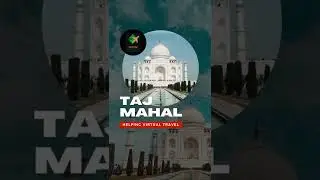 Taj Mahal Wonder of the World Helping Virtual travel #shorts #helpingvirtualtravel