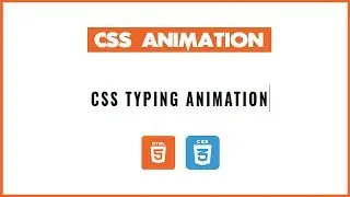 CSS Text Typing Animation Effects | Typing Text Animation in CSS - No JavaScript