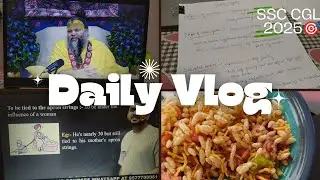Study vlog 😴 || SSC CGL 2025🎯|| Daily routine of an aspirant 📖|| #ssc #vlog #ssccgl2025