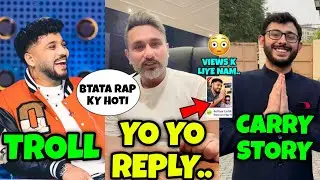 HONEY SINGH REPLY RAFTAAR 😱 YO YO TROLL RAFTAAR | CARRYMINATI WITH HARSH BENIWAL AND ASHISH 