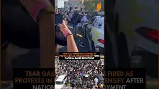 Tear Gas, Flashbangs as LA Protests Escalate Over Immigration Raids | News9