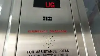 Hidden Kone (TVC) lift at Tower bridge, London (Short ride)