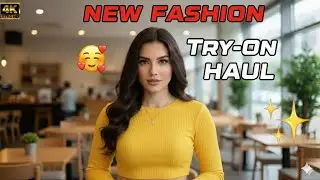 4K try on haul see everything | mesh & sheer dress | fashion trending try on haul