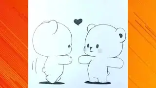 How to draw dudu bubu cute drawing ❤️🥰| drawing | easy step | Anku art 