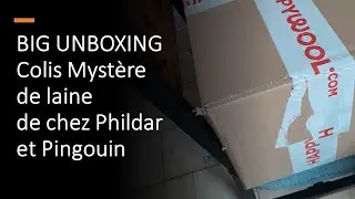 BIG UNBOXING Colis Mystère de laine PHILDAR et PINGOUIN et ma TRICOTHEQUE