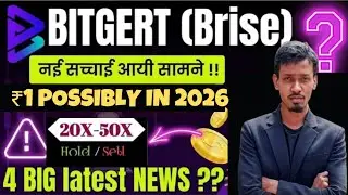 Bitgert token price ₹1 in 2026 | Why Brise Coin Down | Brise coin price Recovery करेगा Possible है 