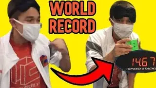 14.67 Official Rubik&rsquo;s Cube Blindfolded World Record (Tommy Cherry)