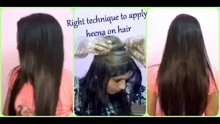 Right way to apply heena/mehndi to get silky smooth straight hair I DIY I Creative Diaries
