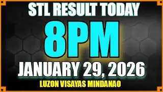 Stl Result Today [8pm MINDANAO JANUARY 29, 2026] Pcso Lotto