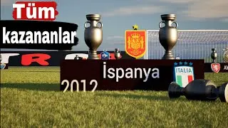 Avrupa Şampiyonası'nı kazanan tüm milli takımlar