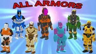 ALL ARMORS in Full Metal 3D