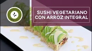 Receta de sushi vegetariano con arroz integral