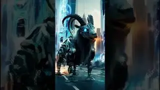 Wild ROBOT goat Plus Hybrid #shorts #robotanimales
