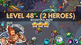 King of Defense: Level 48 (2 HEROES) / BOUNTIFUL PATH / with basic heroes