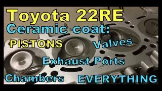 ОБНОВЛЕНИЕ Toyota 22RE: впускной коллектор с согласованными портами, притирка клапанов, керамические поршни, новый комплект шпилек головки блока цилиндров ARP