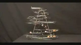 Desktop 10 Rolling Ball Sculpture kinetic art marble run